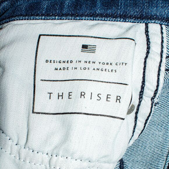 AYR THE RISER Super Skinny Soft Jeans Blue neon jupiter Size 25 - Picture 7 of 12